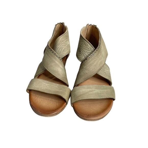 NEW Miz Mooz Candace leather criss sandals Size 38 - Picture 10 of 10